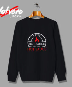 Spicy Food Lover Vintage Sweatshirt Design