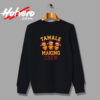 Tamale Making Crew Tamale Season Funny Mexican Christmas Vintage Sweatshirt Design