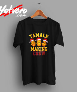 Tamale Making Crew Tamale Season Funny Mexican Christmas Vintage T shirt