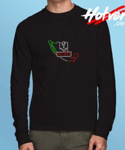 Tecate Mexican Flag Long Sleeve Tshirt