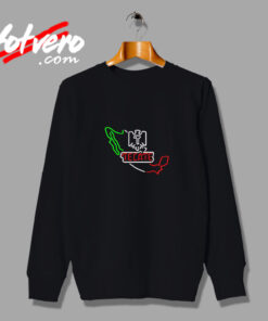 Tecate Mexican Flag Vintage Sweatshirt Design