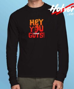 The Goonies Hey You Guys Slogan Horror Movie Long Sleeve Tshirt