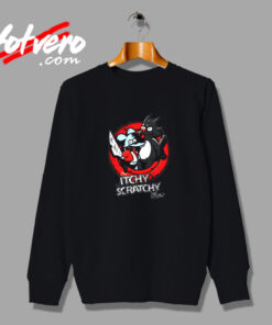 The Itchy And Scratchy Show Vintage Sweatshirt Design