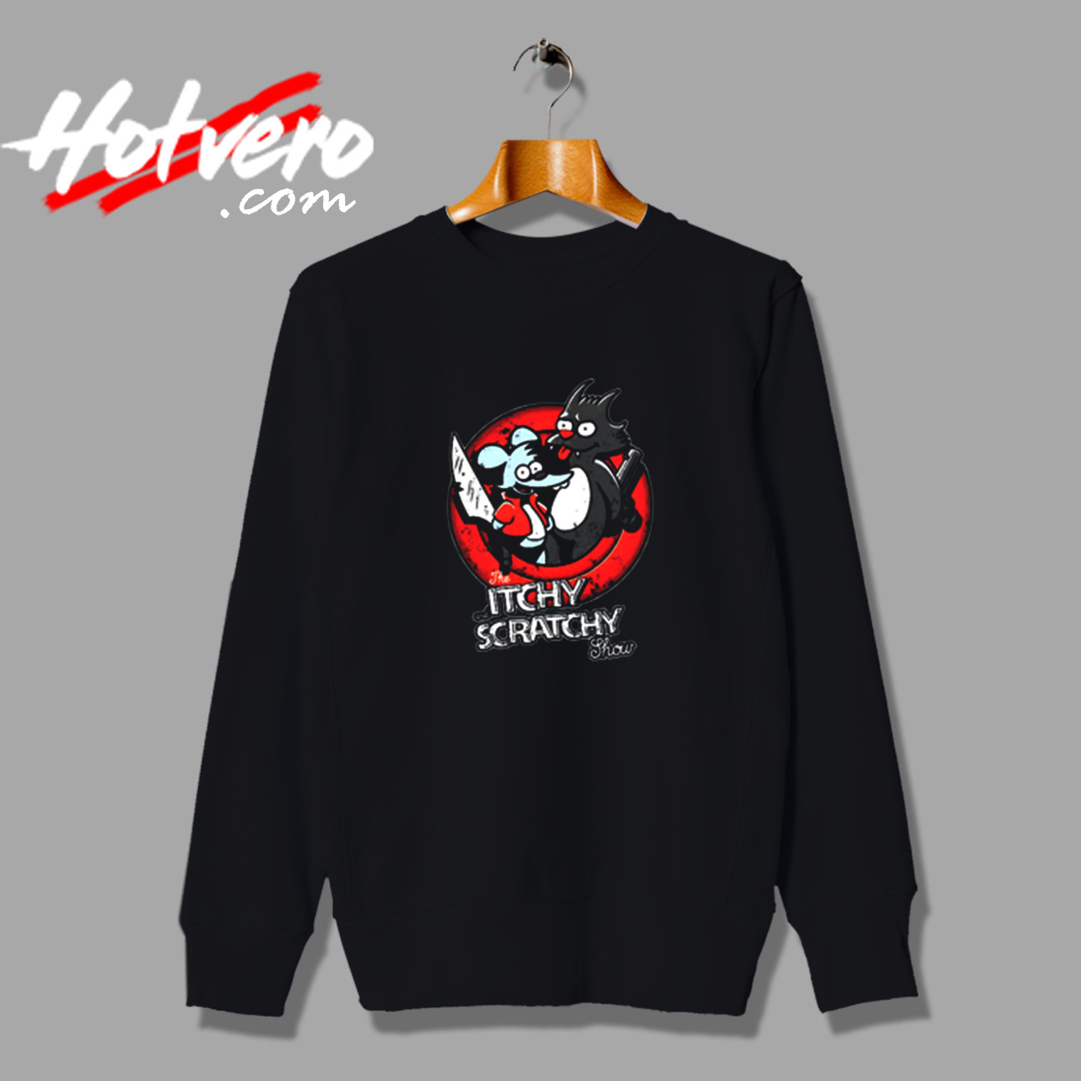 The Itchy And Scratchy Show Vintage Sweatshirt Design