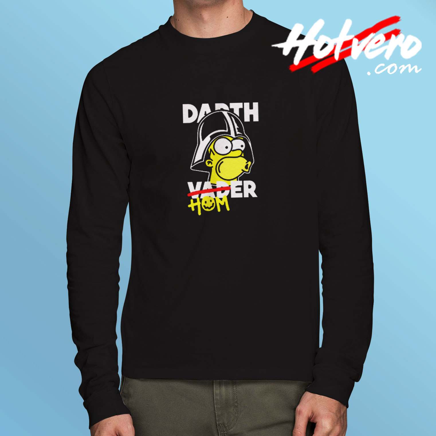 The Simpsons Dart Hom Parody Long Sleeve Tshirt