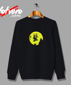 The Simpsons Moon Vintage Sweatshirt Design