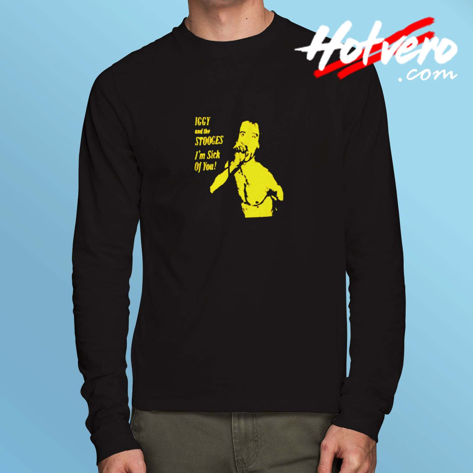 The Stooges Iggy Pop Long Sleeve Tshirt