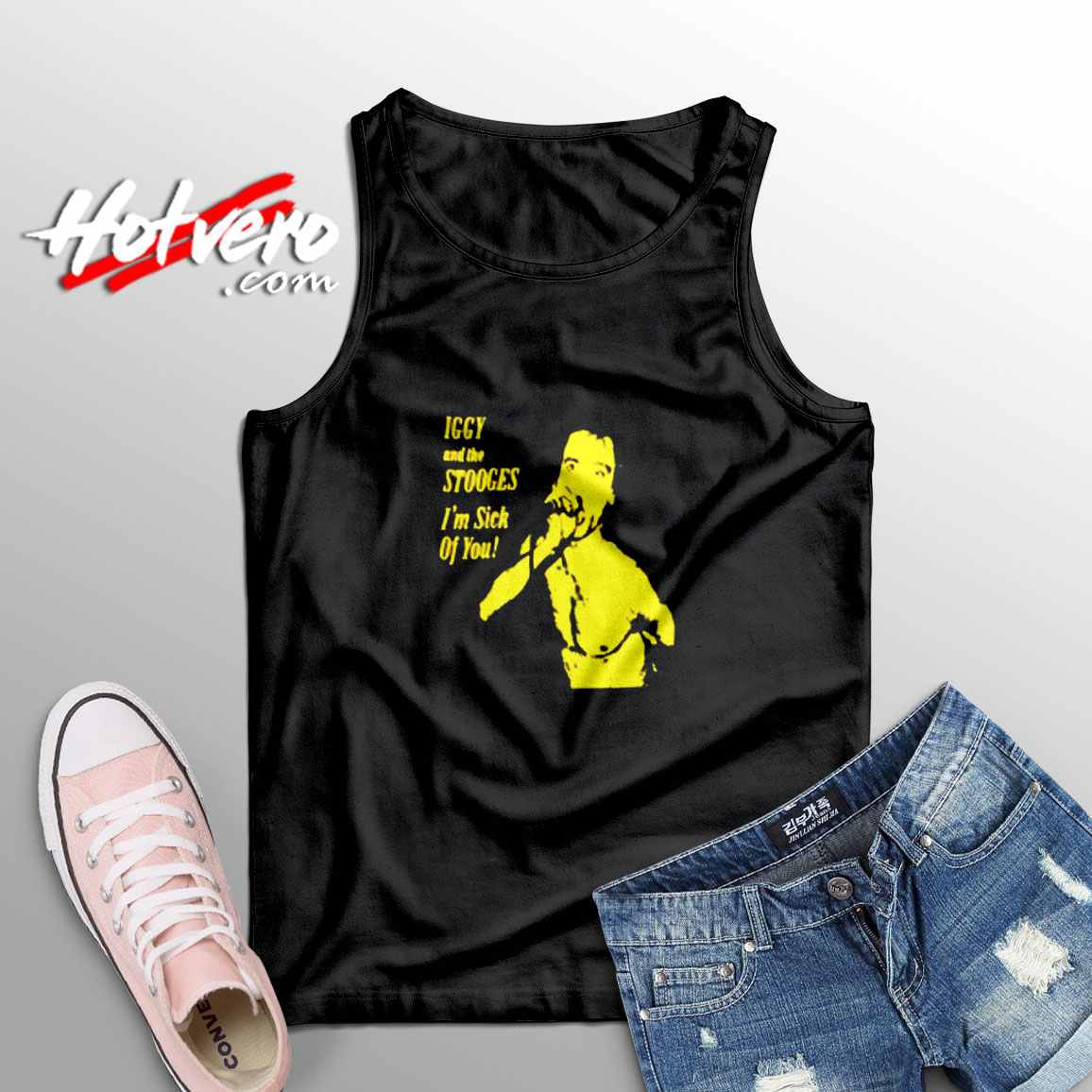 The Stooges Iggy Pop Sleeveless Shirt