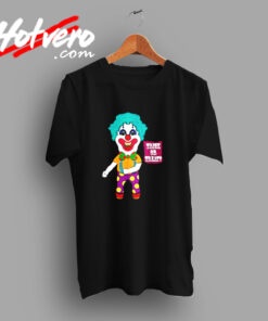 Trick Or Treat Tshirt Funny Clown Vintage T shirt