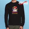 Trippy Christmas Lsd Santa Magic Mushrooms Xmas Long Sleeve Tshirt