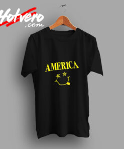 Turning Point Usa America 91 Smells Like Freedom Nirvana Parody Vintage T shirt