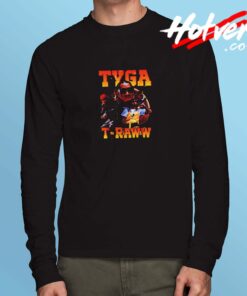 Tyga T Raww Rapper Long Sleeve Tshirt