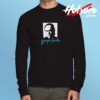 Vintage George Carlin A Little Brain Damage Graphic Long Sleeve Tshirt