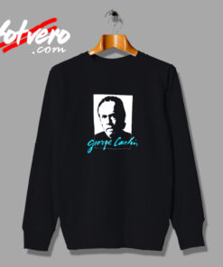 Vintage George Carlin A Little Brain Damage Graphic Vintage Sweatshirt Design