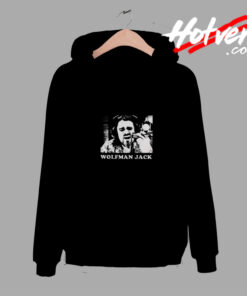 Wolfman Jack Artwork Graphic Comfort Hoodie