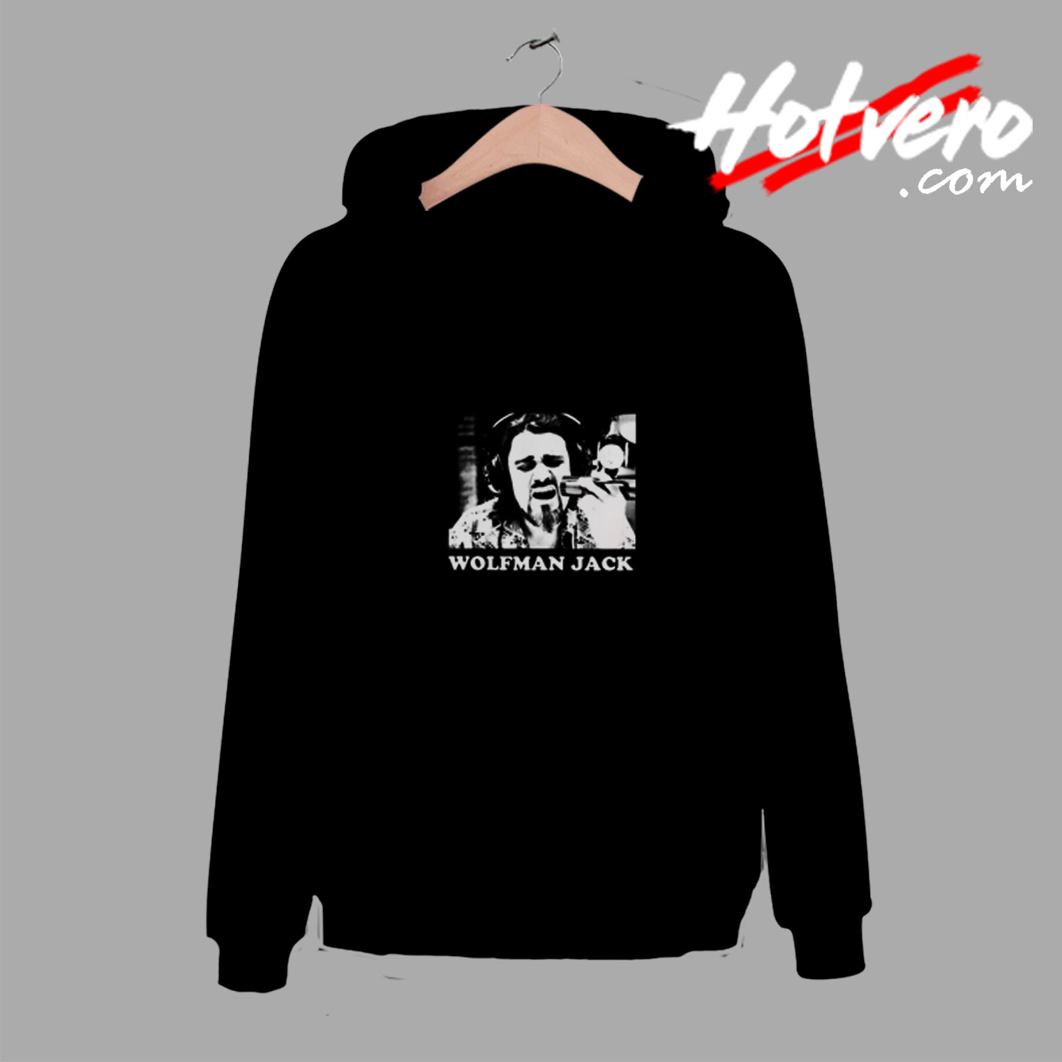 Wolfman Jack Artwork Graphic Comfort Hoodie