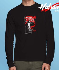 Workers Of The World Unite Long Sleeve Tshirt